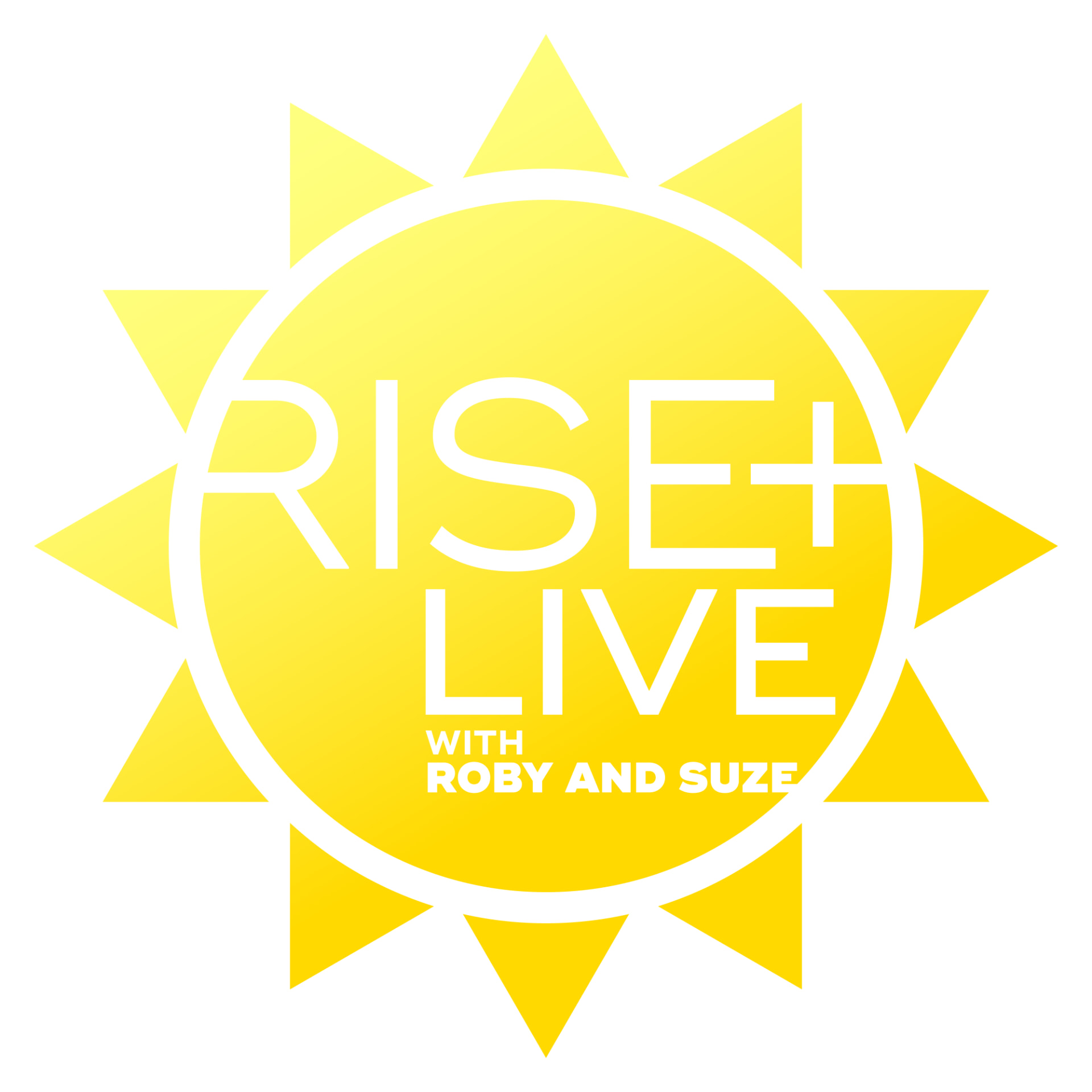 Rise & Live with Roby and Suze logo